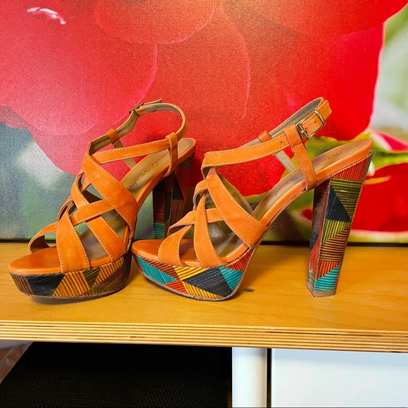 Leather sandals -Manuela Mendonza - Picture 1 of 8